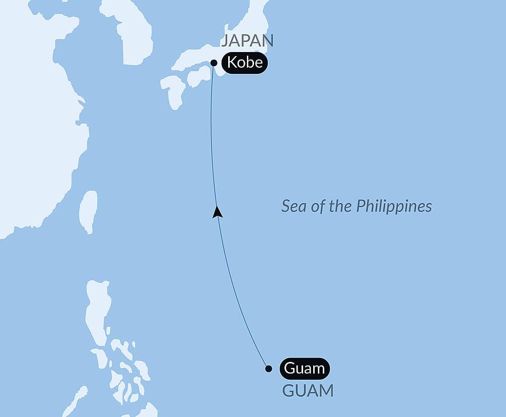 Ocean Voyage: Guam - Kobe