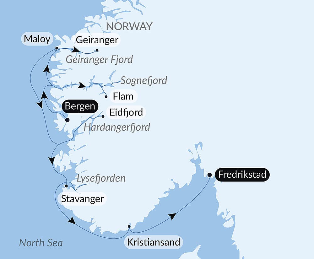 The legendary fjords of Norway null