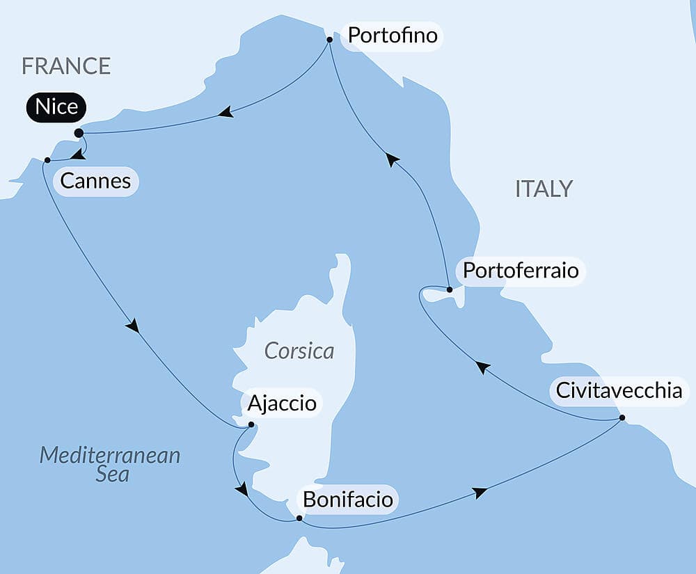 A Celebration of Art: The French & Italian Rivieras and Corsica null