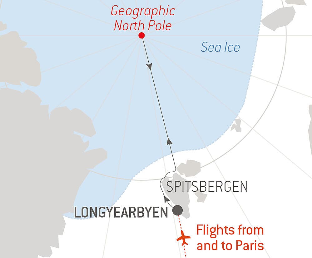 The Geographic North Pole null