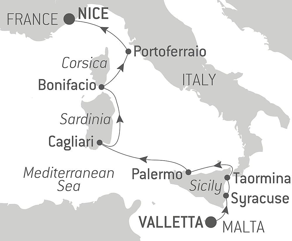 Mediterranean Island Voyage: Sicily, Sardinia, Corsica, and Elba – with Smithsonian Journeys null
