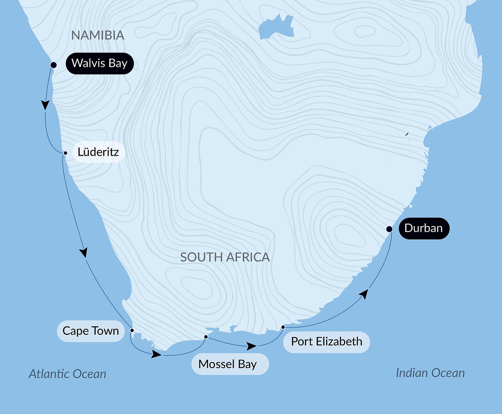 Namibian & South African Coastlines