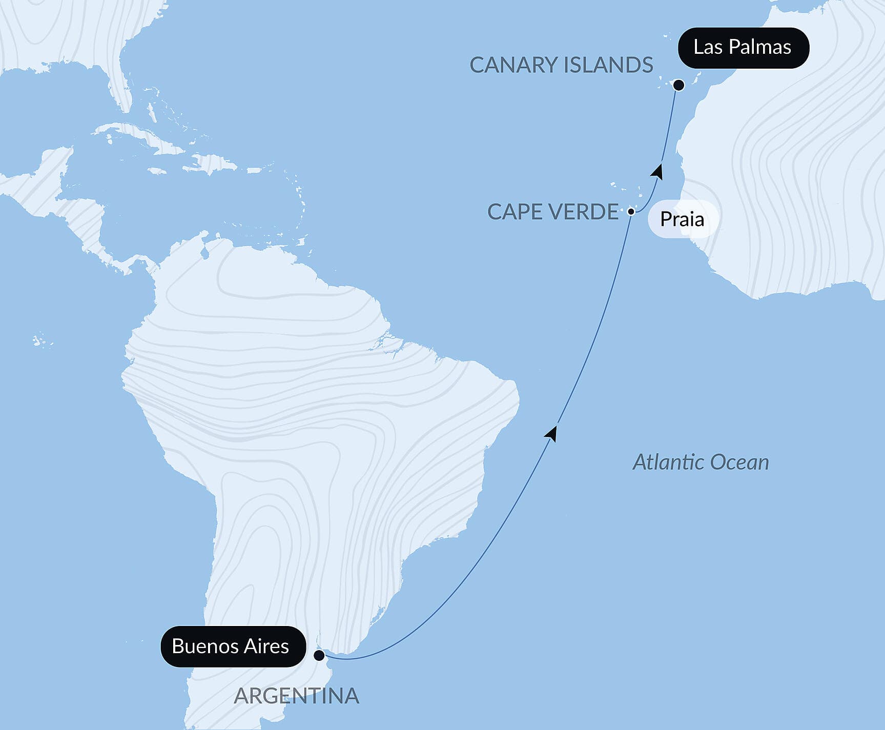 Ocean Voyage: Buenos Aires - Las Palmas de Gran Canaria