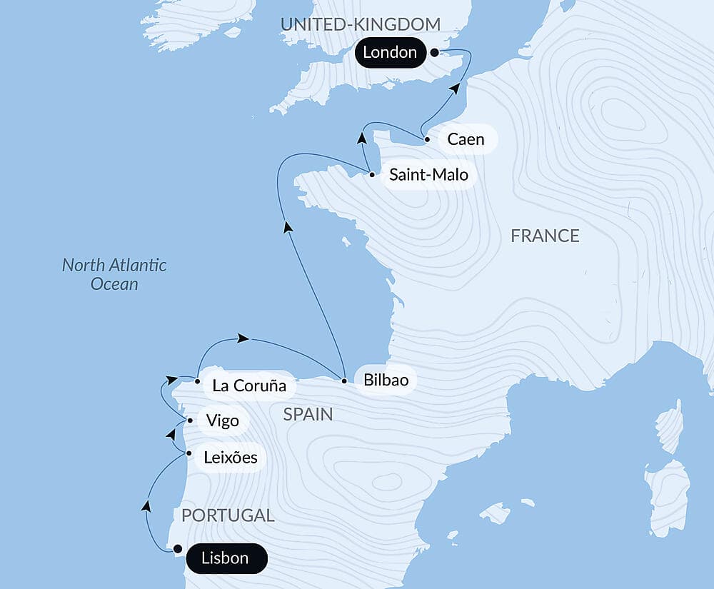 Lisbon to London: Cruising Europe's Western Shores – with Smithsonian Journeys