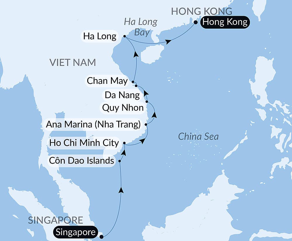 Coastal Vietnam by Sea: Singapore to Hong Kong – with Smithsonian Journeys null